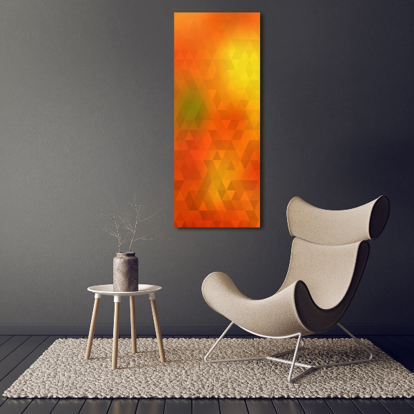Bild auf Acrylglas vertikal Abstrakte Dreiecke