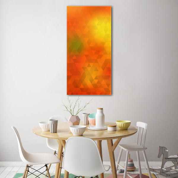 Bild auf Acrylglas vertikal Abstrakte Dreiecke