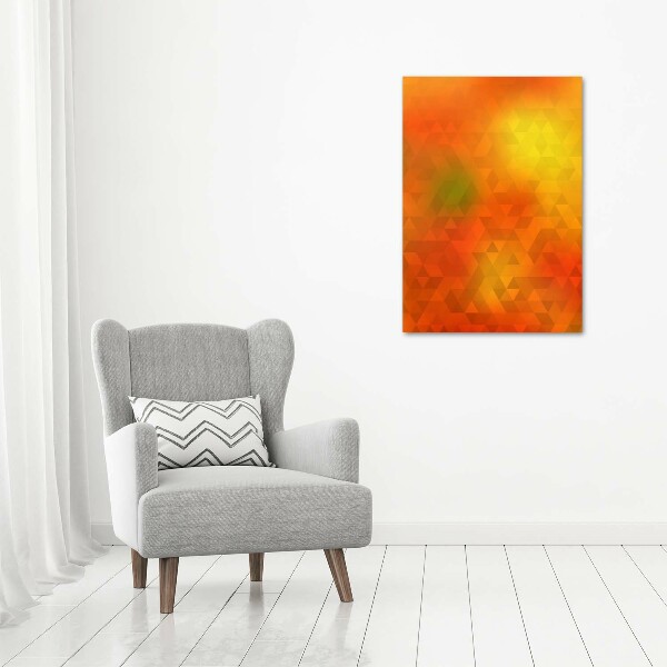 Bild auf Acrylglas vertikal Abstrakte Dreiecke