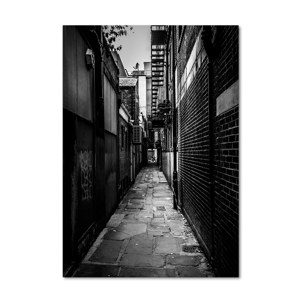 Acrylbild vertikal Stadtstraßen