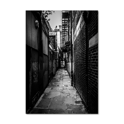 Acrylbild vertikal Stadtstraßen