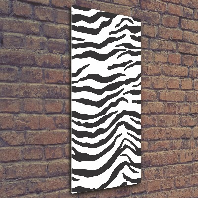 Plexiglasbilder vertikal Zebra-Hintergrund