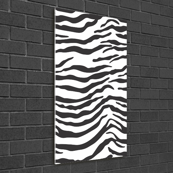 Plexiglasbilder vertikal Zebra-Hintergrund