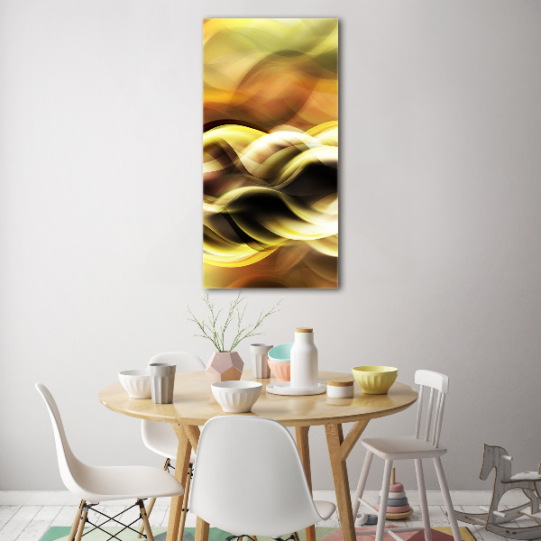 Bild auf Acrylglas vertikal Goldenes Licht