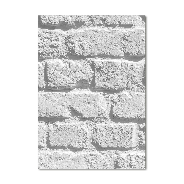 Plexiglasbilder vertikal Ziegelmauer