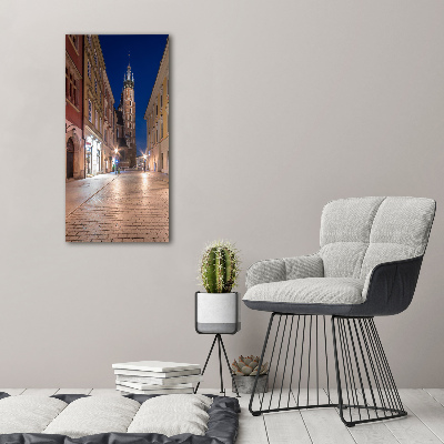Acrylbild vertikal Krakau, Polen