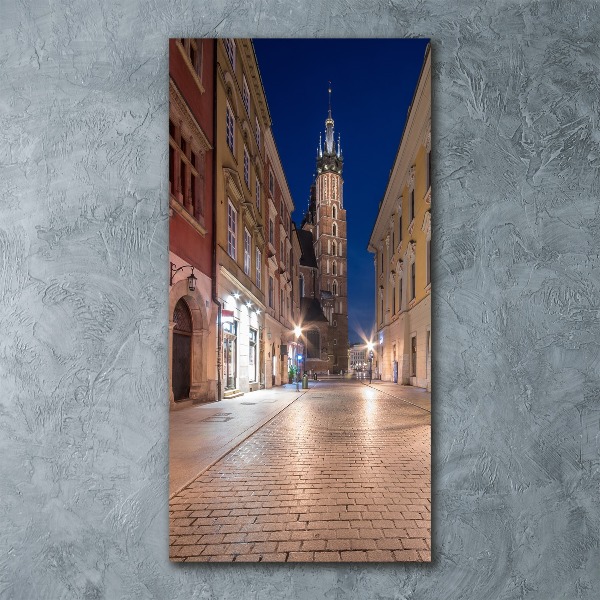Acrylbild vertikal Krakau, Polen
