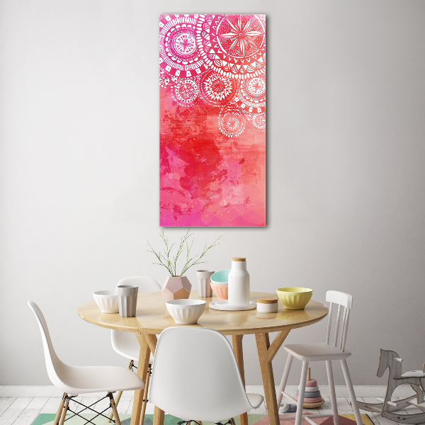 Bild auf Acrylglas vertikal Ornamente