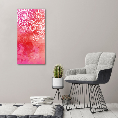 Bild auf Acrylglas vertikal Ornamente
