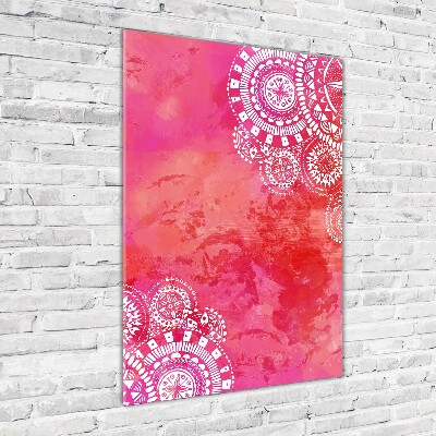 Bild auf Acrylglas vertikal Ornamente