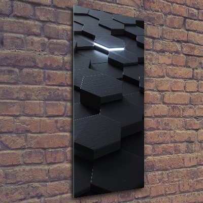 Plexiglasbilder vertikal Abstraktion