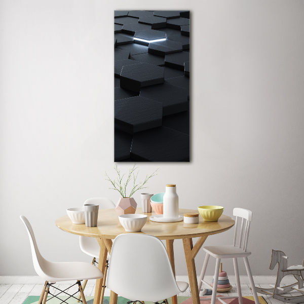 Plexiglasbilder vertikal Abstraktion