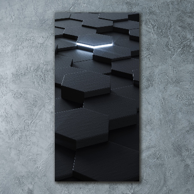 Plexiglasbilder vertikal Abstraktion