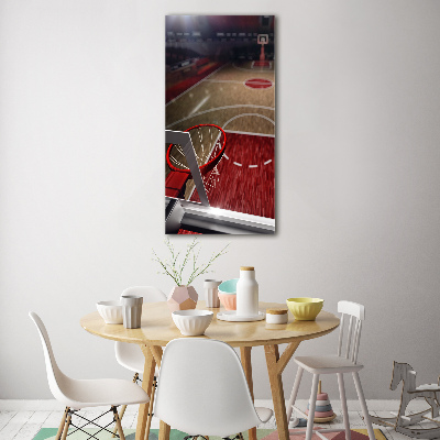 Plexiglasbilder vertikal Basketballplatz