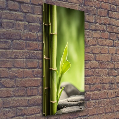 Acrylbild vertikal Bambus