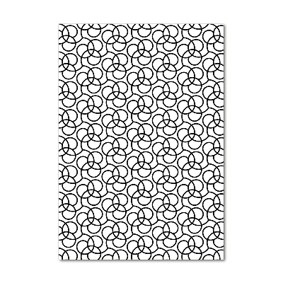 Modernes Acrylbild vertikal Geometrischer Hintergrund