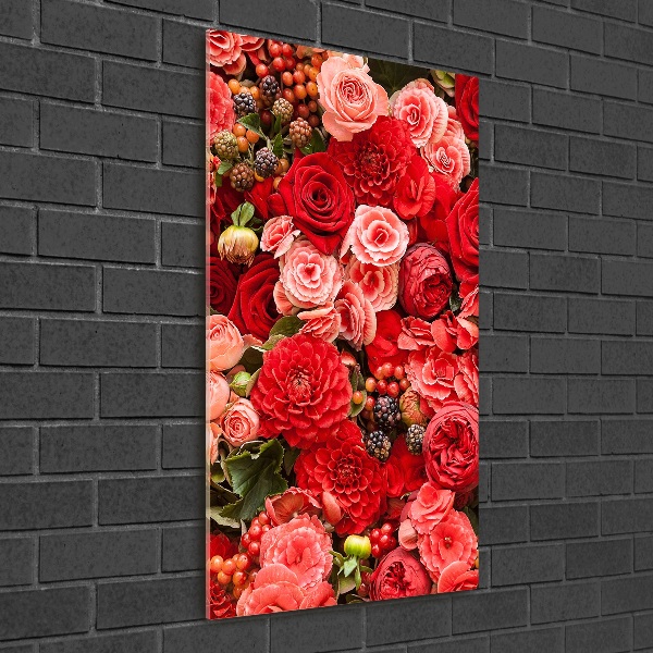 Bild auf Acrylglas vertikal Ein Blumenstrauß
