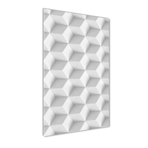 Bild auf Acrylglas vertikal 3D-Abstraktion