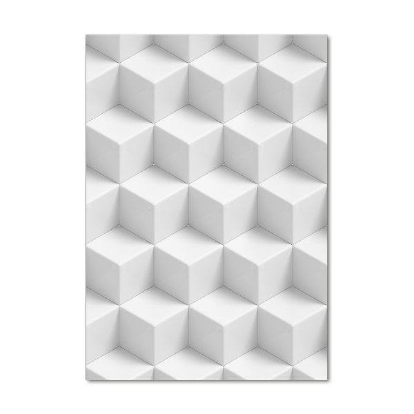 Bild auf Acrylglas vertikal 3D-Abstraktion