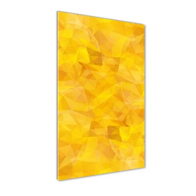 Acrylbild vertikal Abstrakte Dreiecke