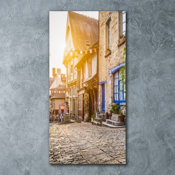 Plexiglasbilder vertikal Eine charmante Straße