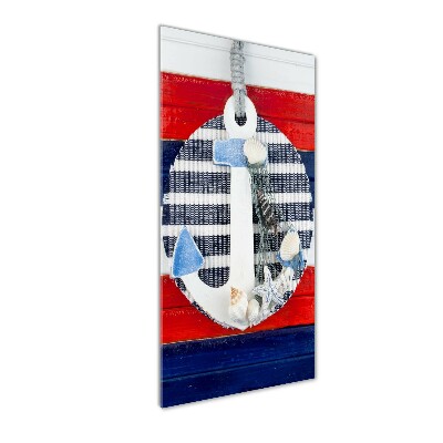 Bild auf Acrylglas vertikal Anker