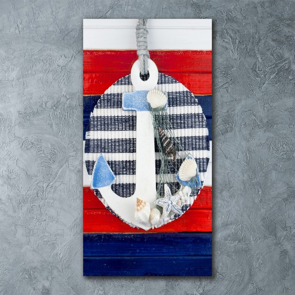 Bild auf Acrylglas vertikal Anker