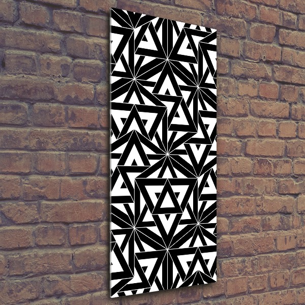 Bild auf Acrylglas vertikal Geometrischer Hintergrund