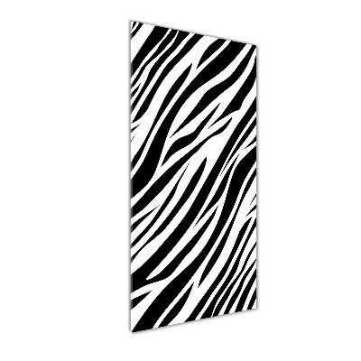 Plexiglasbilder vertikal Zebra-Hintergrund