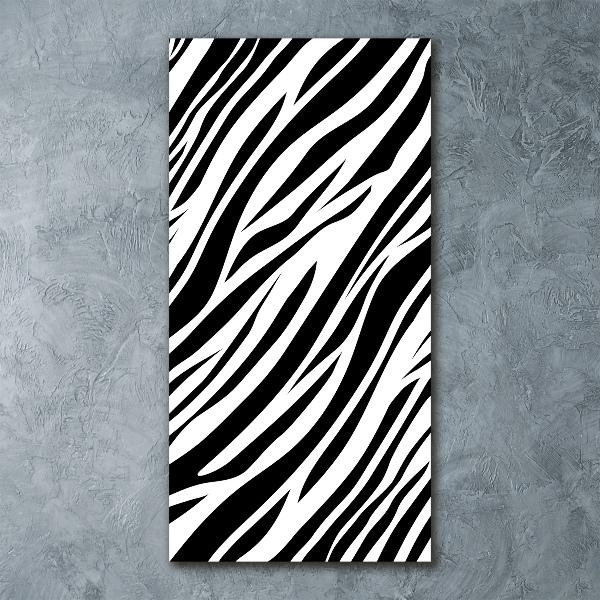 Plexiglasbilder vertikal Zebra-Hintergrund