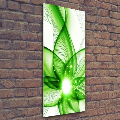 Modernes Acrylbild vertikal Abstraktion