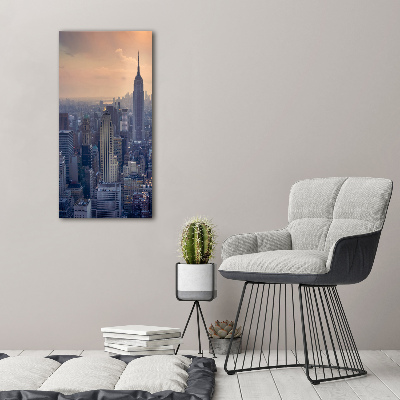 Bild auf Acrylglas vertikal Manhattan, New York