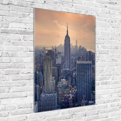 Bild auf Acrylglas vertikal Manhattan, New York