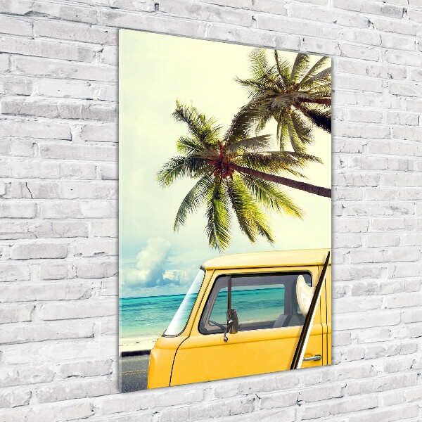 Bild auf Acrylglas vertikal Zeit zum Surfen