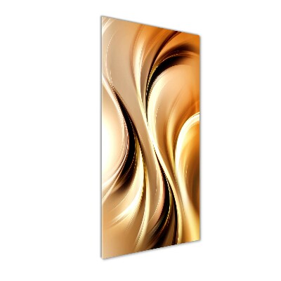 Acrylbild vertikal Abstrakte Wellen