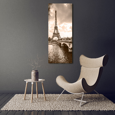 Acrylbild vertikal Eiffelturm Paris