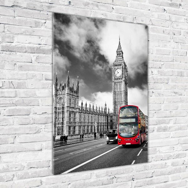 Bild auf Acrylglas vertikal Big Ben London