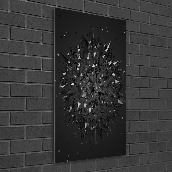 Plexiglasbilder vertikal 3D-Abstraktion