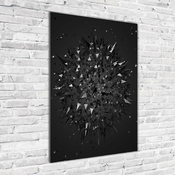 Plexiglasbilder vertikal 3D-Abstraktion