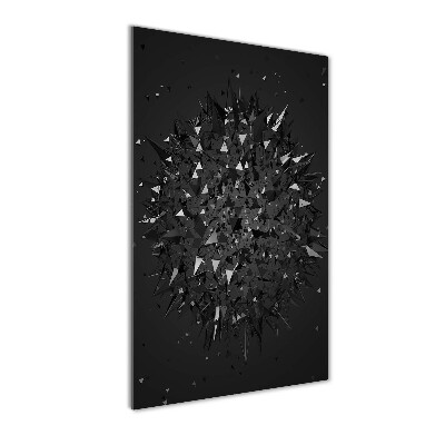 Plexiglasbilder vertikal 3D-Abstraktion