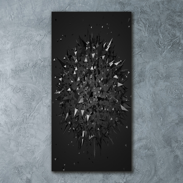 Plexiglasbilder vertikal 3D-Abstraktion