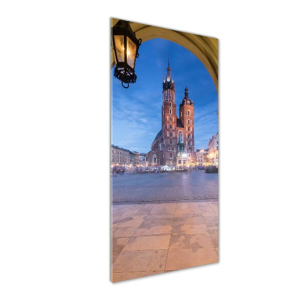 Acrylbild vertikal Krakau, Polen