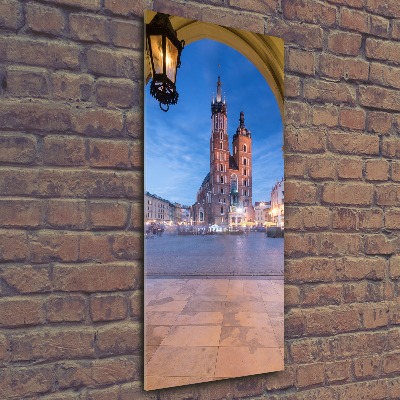 Acrylbild vertikal Krakau, Polen