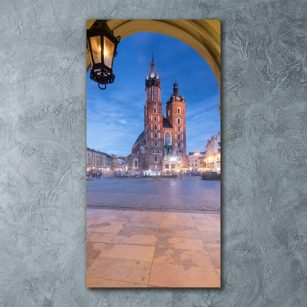 Acrylbild vertikal Krakau, Polen