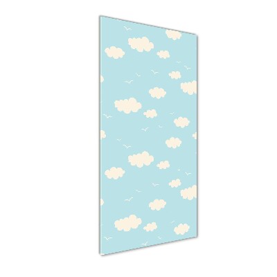 Acrylbild vertikal Wolken
