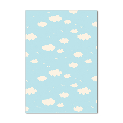 Acrylbild vertikal Wolken