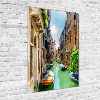Modernes Acrylbild vertikal Venedig, Italien