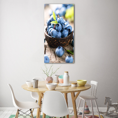 Bild auf Acrylglas vertikal Beeren