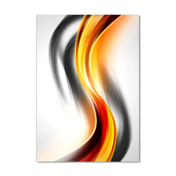 Bild auf Acrylglas vertikal Abstrakte Wellen