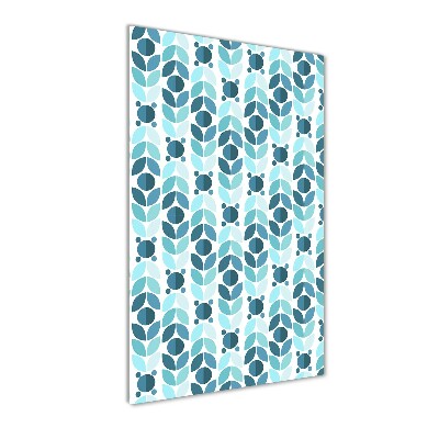 Modernes Acrylbild vertikal Geometrischer Hintergrund